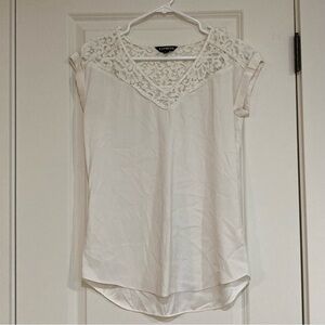 Silky Cap-Sleeve Blouse